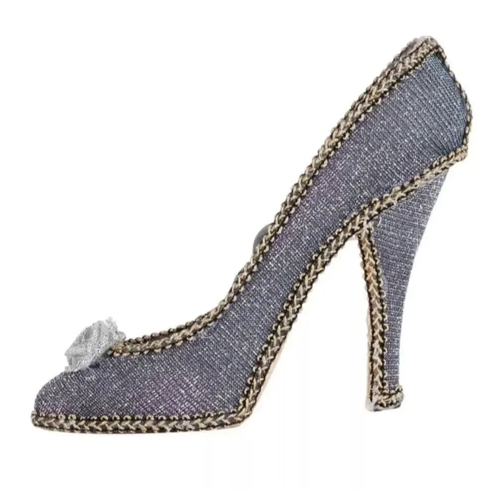 High Heel Shaped Jewelry Rack In Gray - Picture 4 of 7